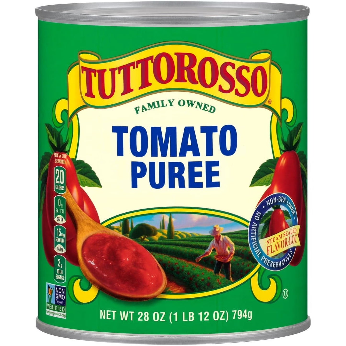 Tuttorosso Tomato Puree 28oz.
