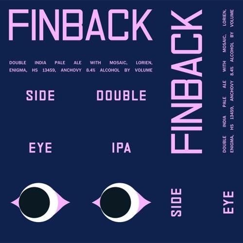 Finback Side Eye 16oz. Can