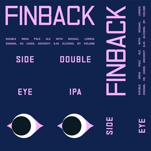Finback Side Eye 16oz. Can