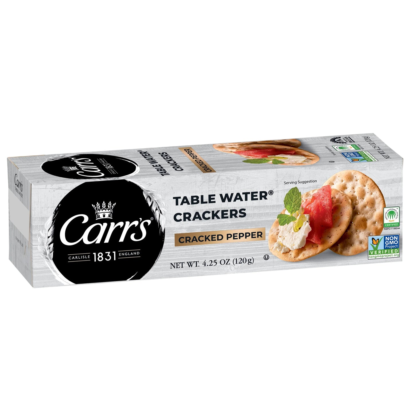 Carr's Cracked Pepper Crackers 4.25oz.