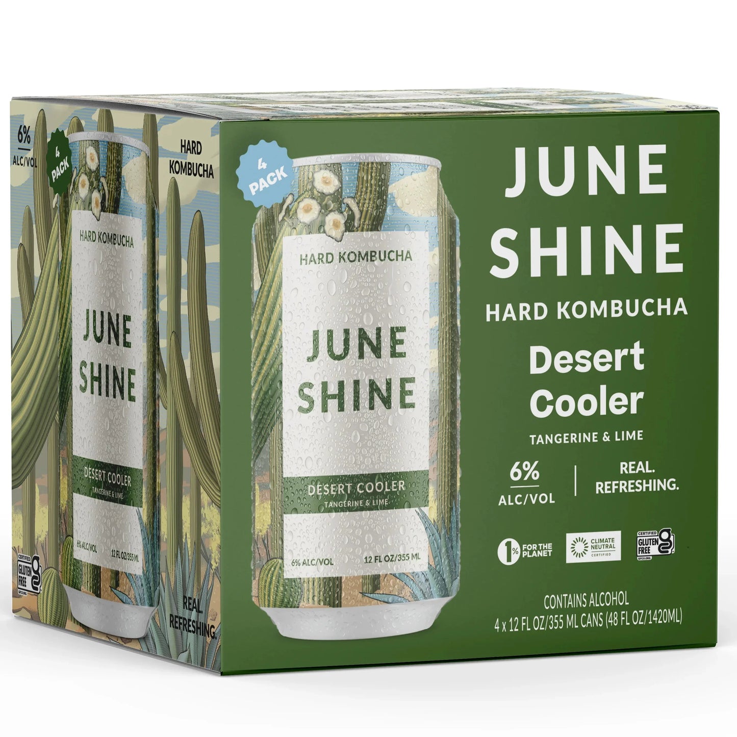 Juneshine Hard Kombucha Desert Cooler 12oz. Can