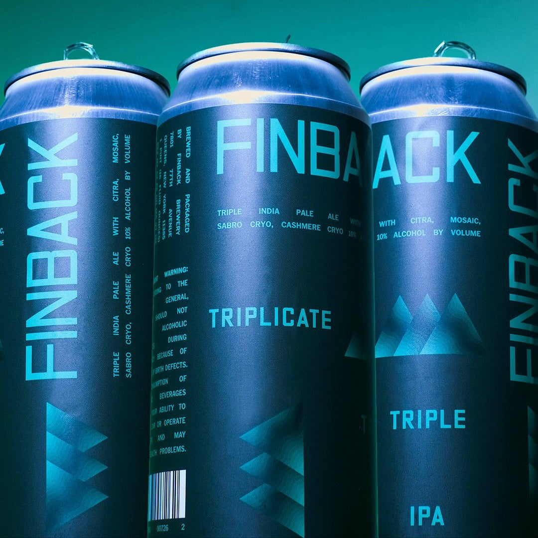 Finback Triplicate 16oz. Can