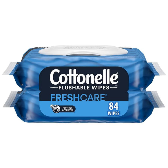 Cottonelle Flushable Wipes 2-Pack