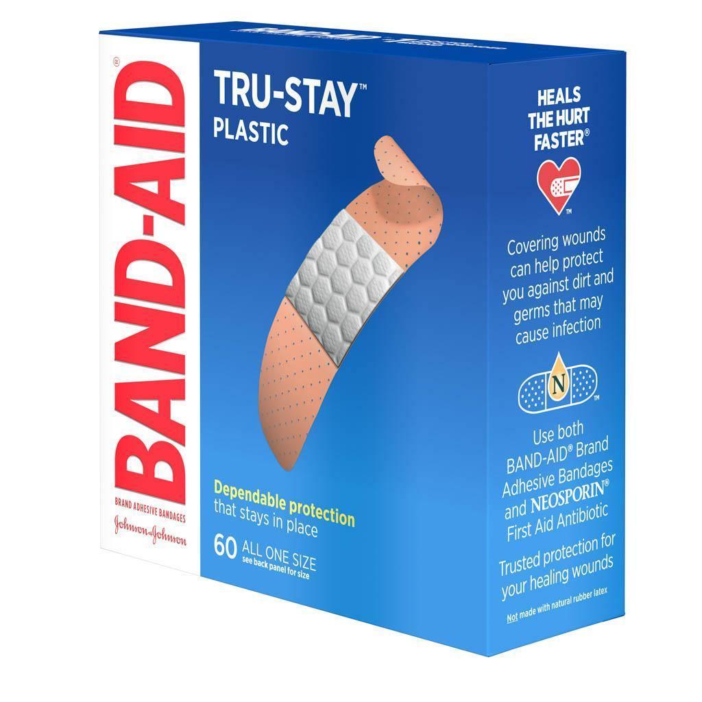 Band Aid Plastic Strip 60 Count - Greenwich Village Farm