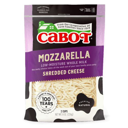 Cabot Cheese Shredded Mozzarella 8oz. - Greenwich Village Farm