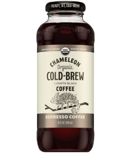 Chameleon Organic Cold Brew Espresso Coffee - 10oz. - Greenwich Village Farm