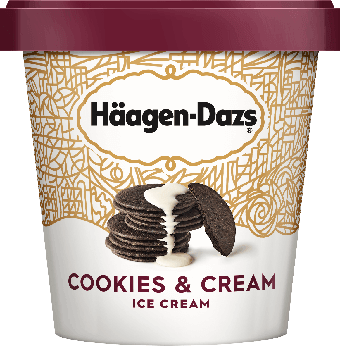 Haagen Dazs Ice Cream Cookies & Cream 14oz. - Greenwich Village Farm