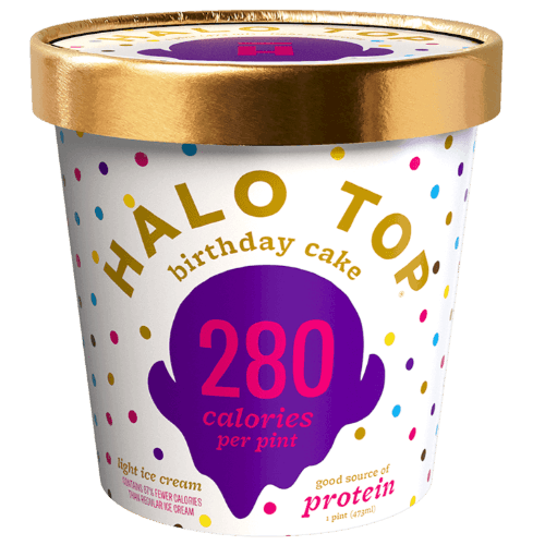 Halo Top Ice Cream Birthday Cake 16oz. - Greenwich Village Farm