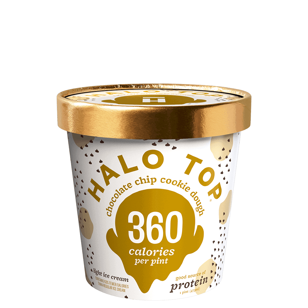 Halo Top Ice Cream Chocolate Chip Cookie Dough 16oz. - Greenwich Village Farm