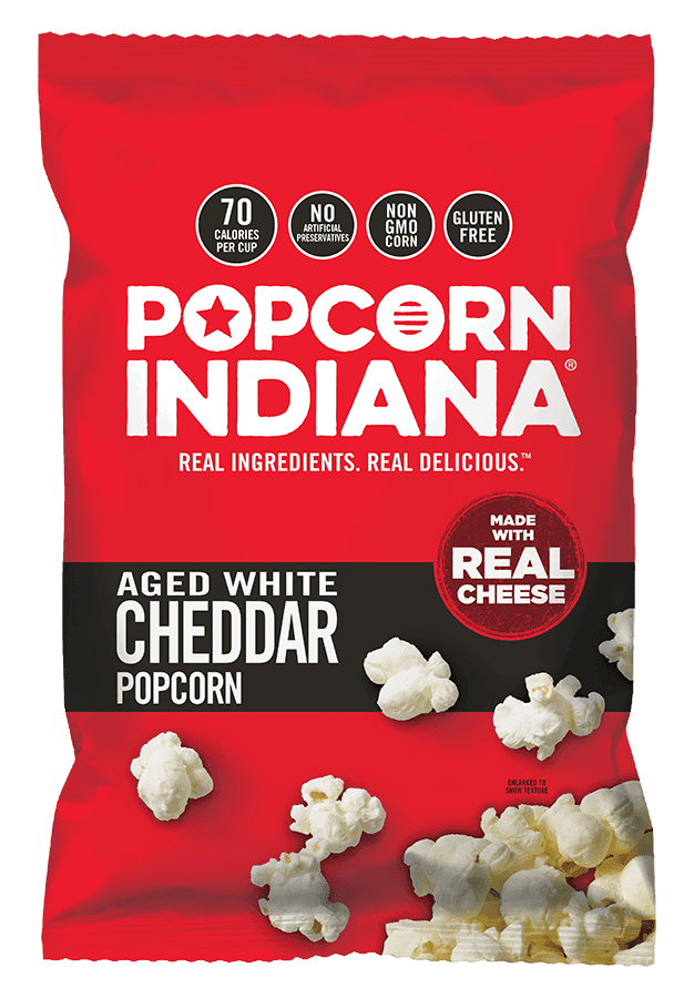 Popcorn Indiana Aged White Cheddar 3oz. - Greenwich Village Farm