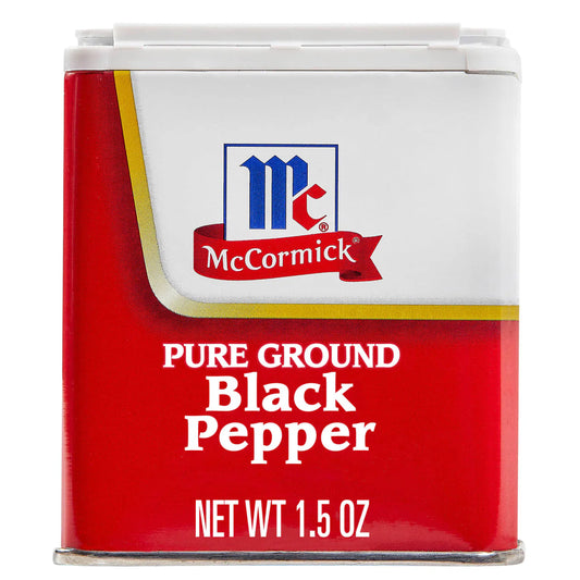 McCormick Pure Ground Black Pepper 1.5oz.