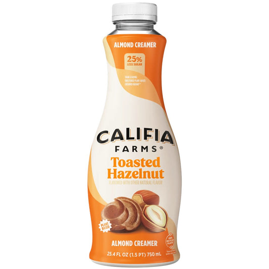 Califia Almond Milk Creamer Toasted Hazelnut 25.4oz.