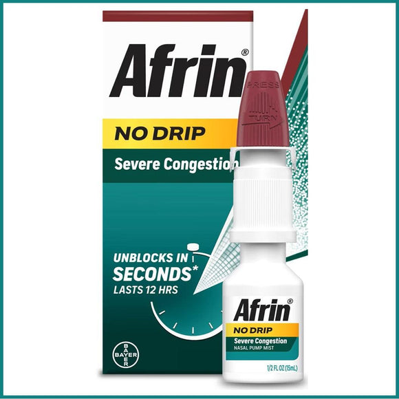 Afrin Nasal Spray No Drip 20ml. - Greenwich Village Farm