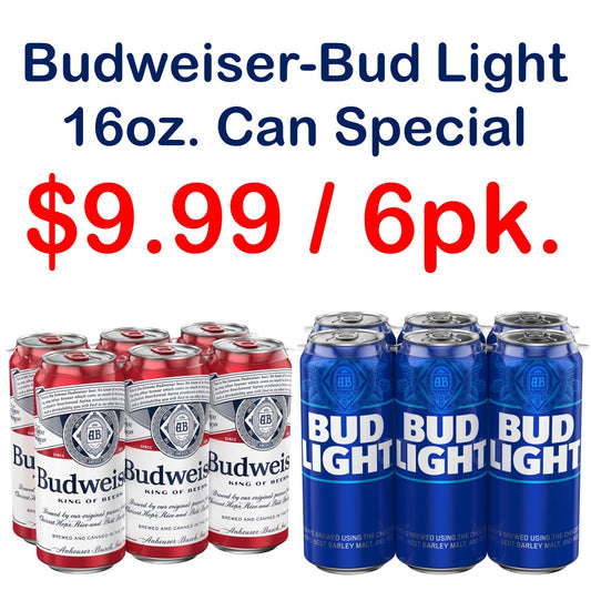 Budweiser 16oz. Can Special