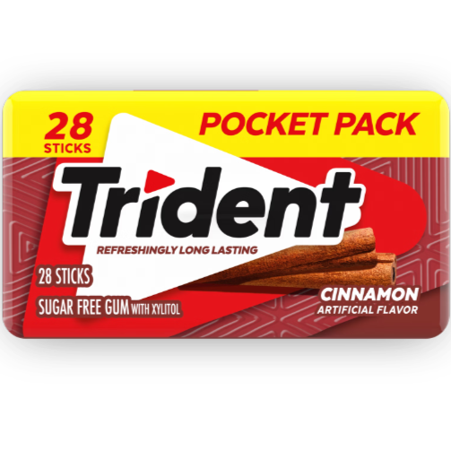 Trident Gum Pocket Pack 28 Sticks