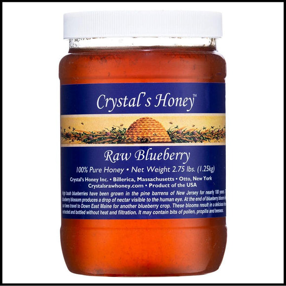Crystal's Honey Raw Blueberry 17oz. - Greenwich Village Farm