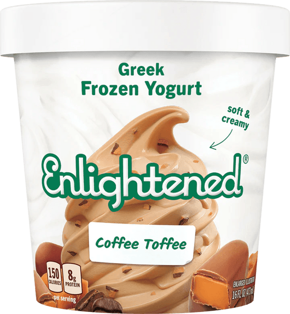 Enlightened Greek Frozen Yogurt Coffee Toffee - Greenwich Village Farm