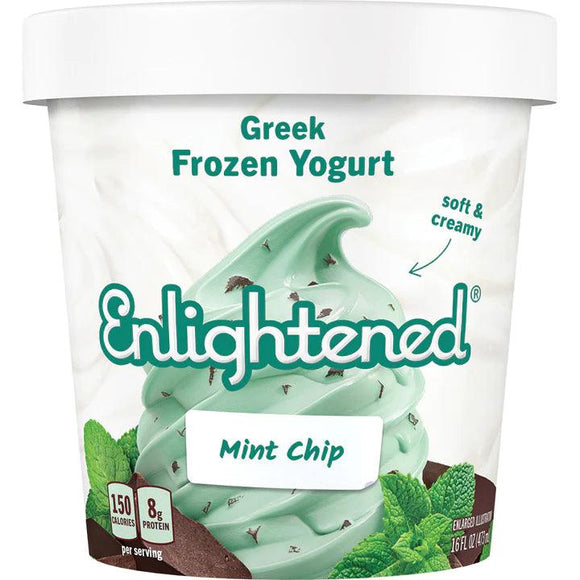 Enlightened Greek Frozen Yogurt Mint Chip - Greenwich Village Farm