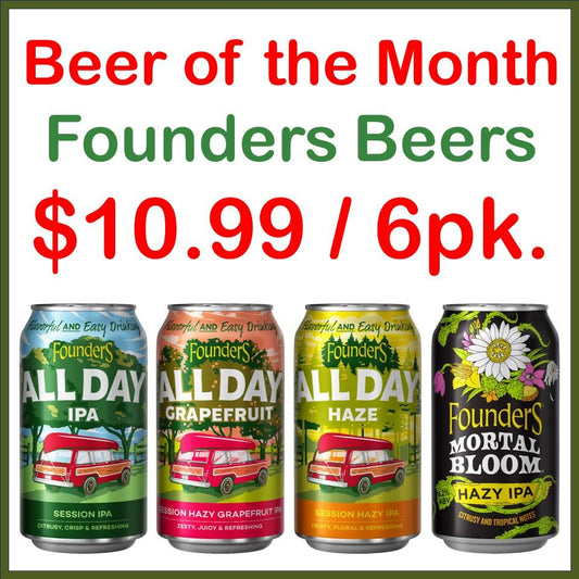 Founders Beer 6 Pack Special - Greenwich Village Farm