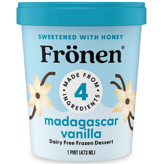 Frönen Frozen Dessert Madagascar Vanilla Pint - East Side Grocery