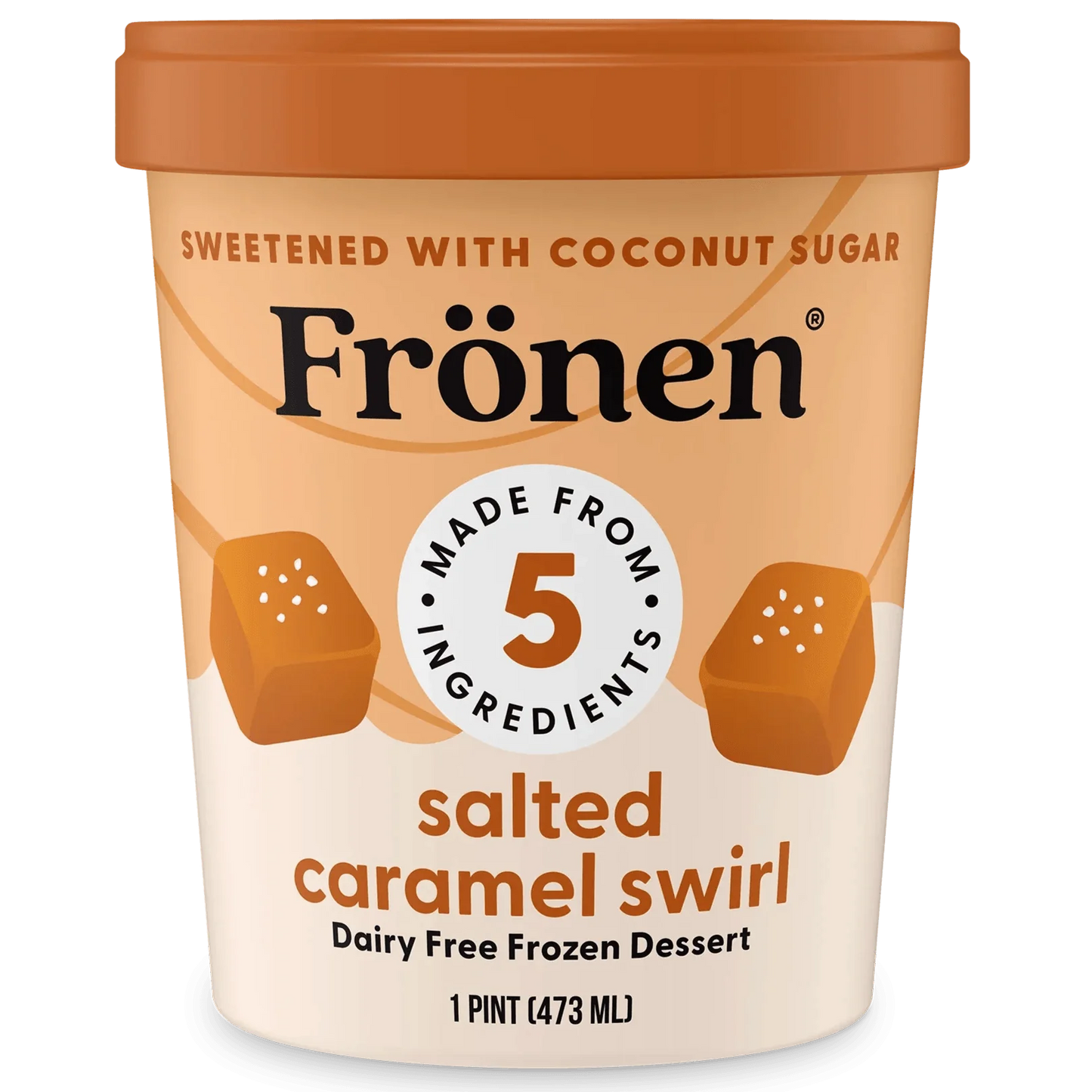 Frönen Frozen Dessert Salted Caramel Pint - East Side Grocery