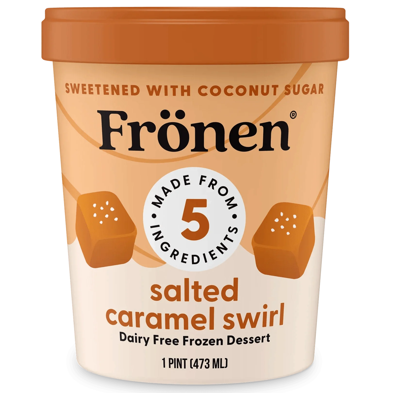 Frönen Frozen Dessert Salted Caramel Pint - East Side Grocery