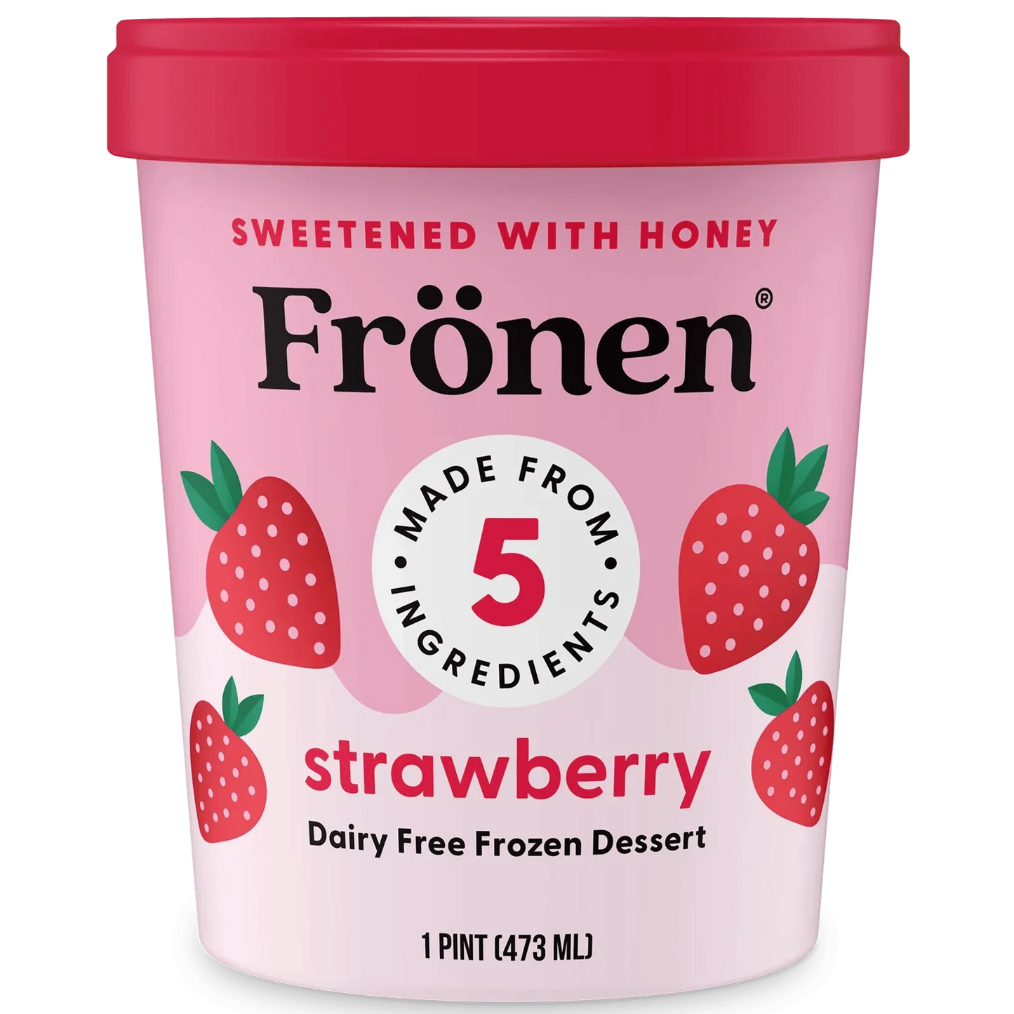 Frönen Frozen Dessert Strawberry Pint - East Side Grocery