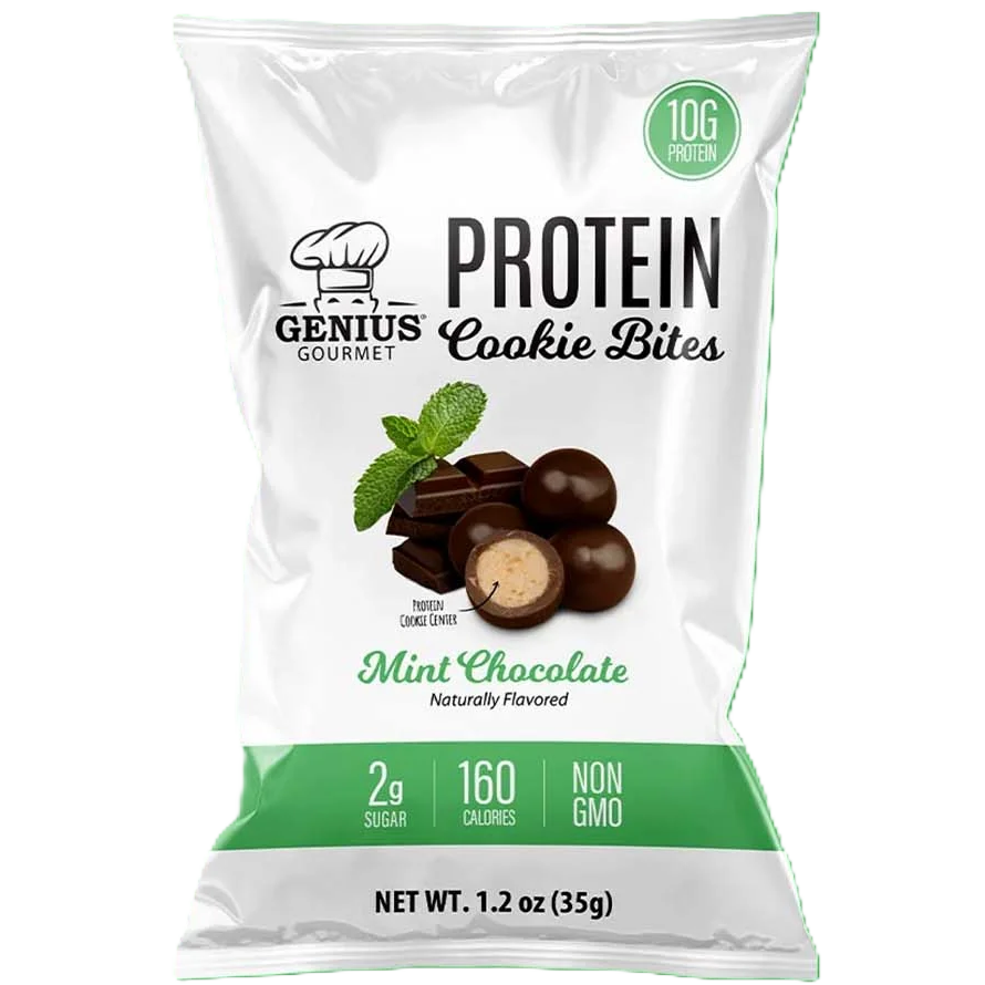 Genius Gourmet Protein Cookie Bites 1.2oz.