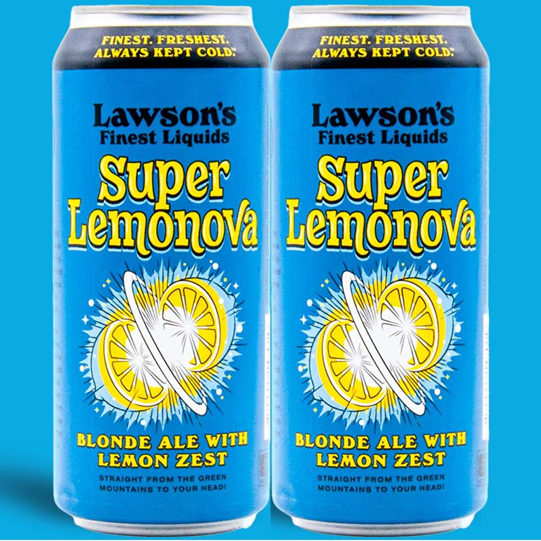 Lawson’s Finest Liquids Super Lemonova 16oz. Can - Greenwich Village Farm