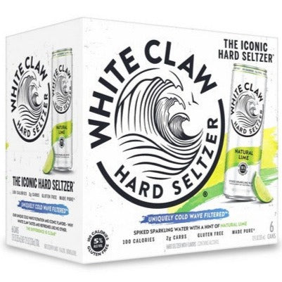 White Claw Hard Seltzer Lime 12oz. Can