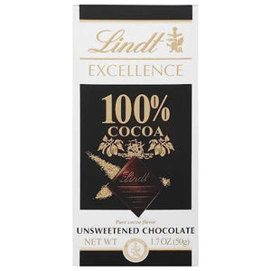 Lindt Chocolate 100% Cocoa 5.3oz. - Greenwich Village Farm