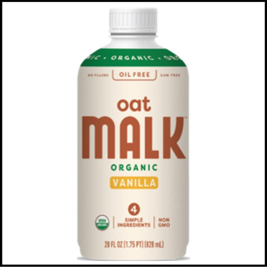 Malk Oat Milk Vanilla 28oz. - Greenwich Village Farm