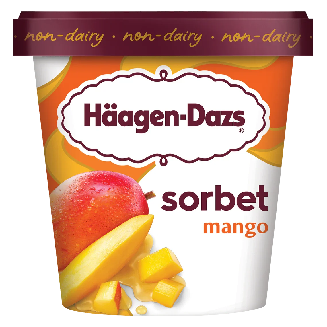 Haagen Dazs Mango Sorbet 14oz.