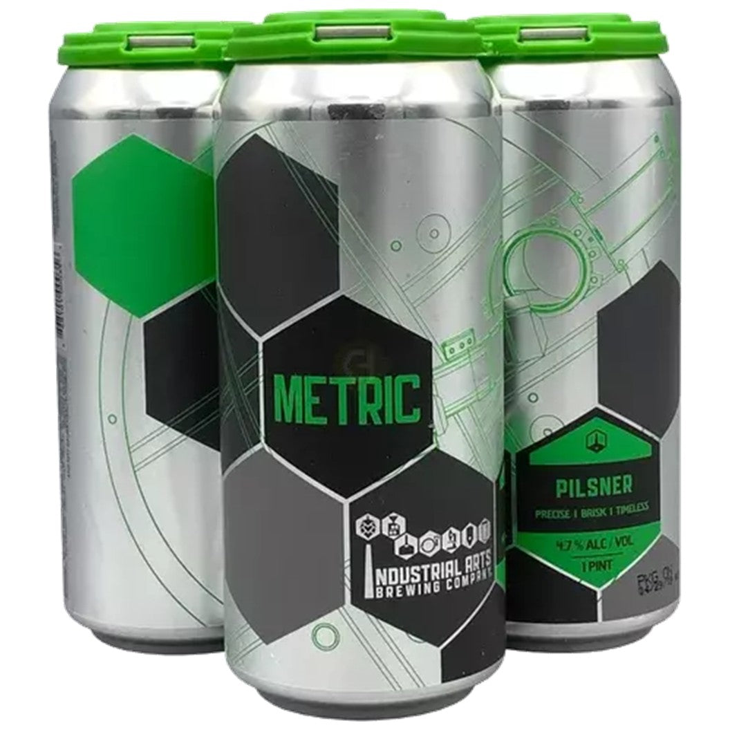 Industrial Arts Metric Pilsner 16oz. Can