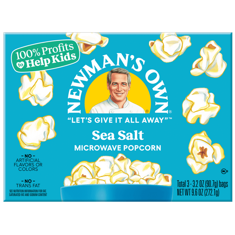 Newman's Own Microwave Popcorn 9.6oz. - Greenwich Village Farm