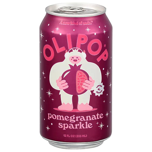 Olipop Soda Pomegranate Sparkle 12oz. Can