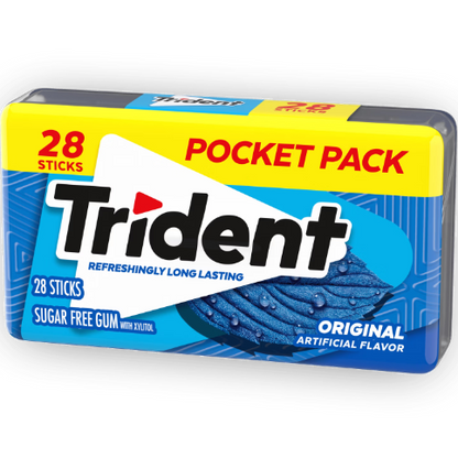 Trident Gum Pocket Pack 28 Sticks