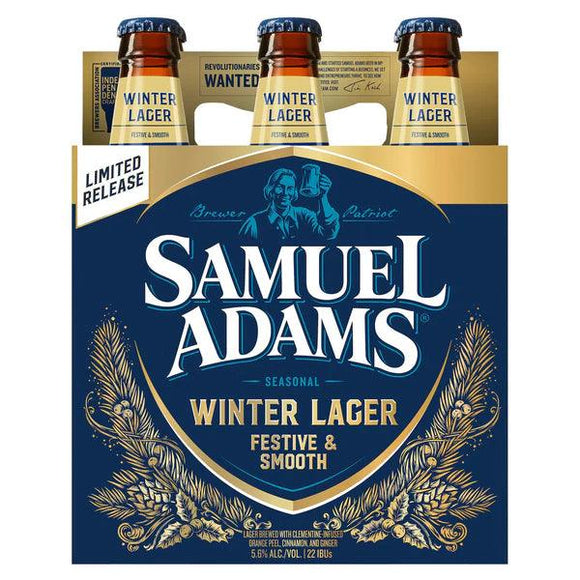 Samuel Adams Winter Lager 12oz. Bottle - Greenwich Village Farm
