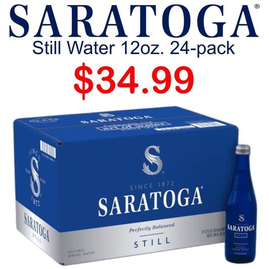 Saratoga Still Water 12oz. - 24 Pack Special