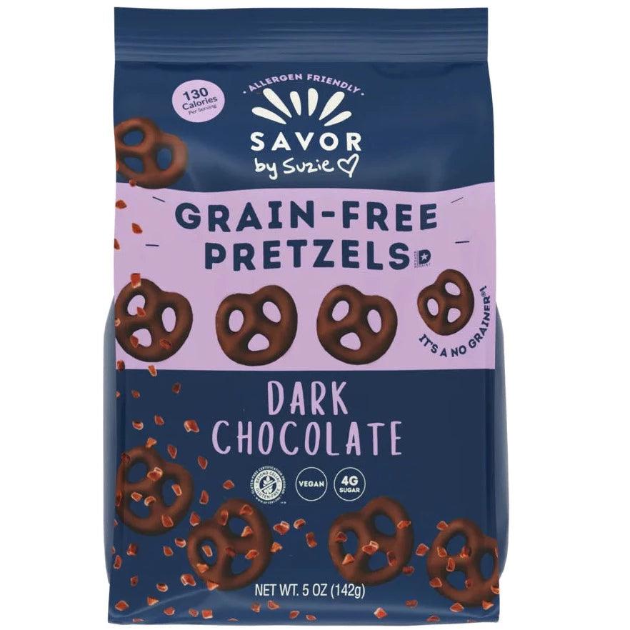 Savor by Suzie Dark Chocolate Pretzel 5oz. - Greenwich Village Farm