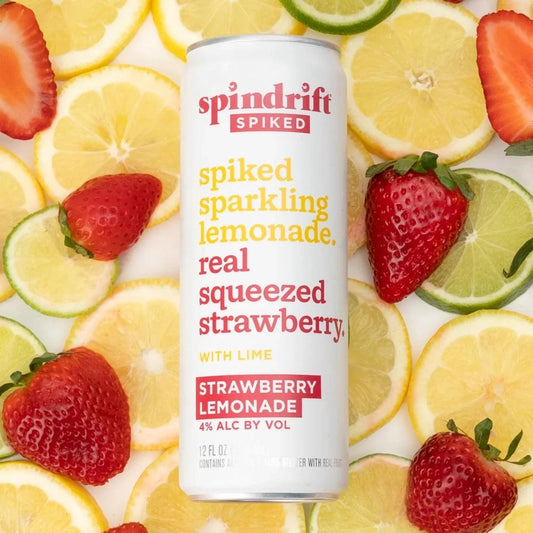 Spindrift Spiked Strawberry Lemonade 12oz. Can - Greenwich Village Farm