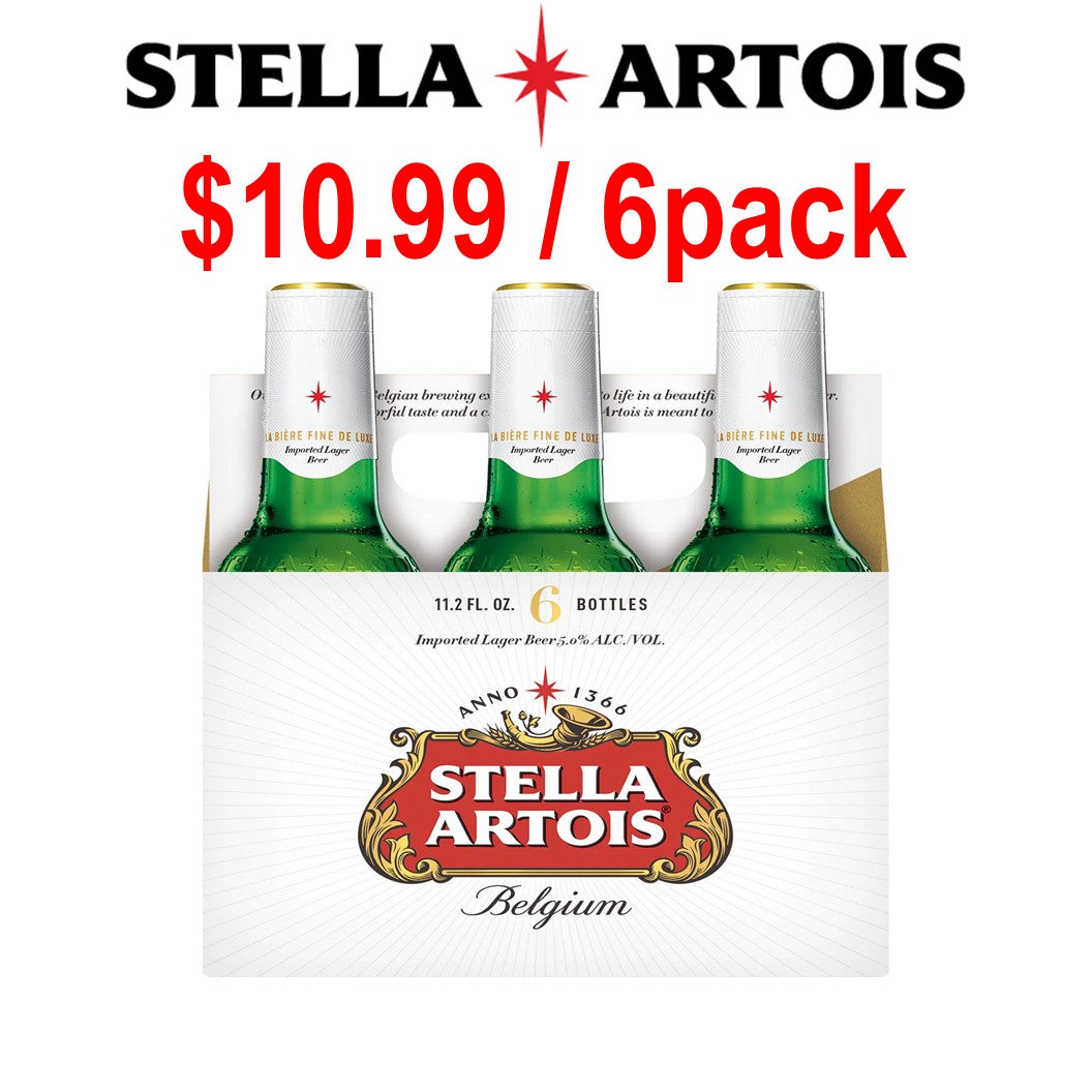 Stella Artois 12oz. Bottle Special