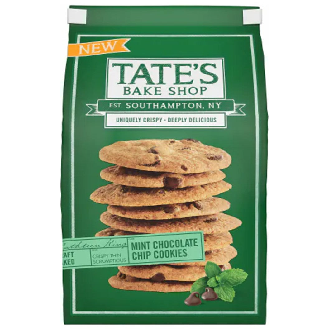Tate's Mint Chocolate Chip Cookies 6.5oz.
