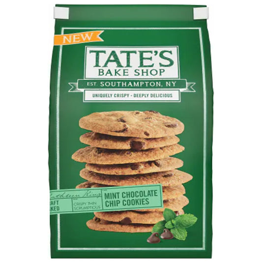 Tate's Mint Chocolate Chip Cookies 6.5oz.