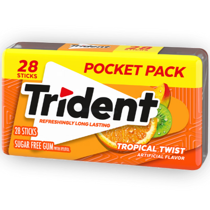 Trident Gum Pocket Pack 28 Sticks