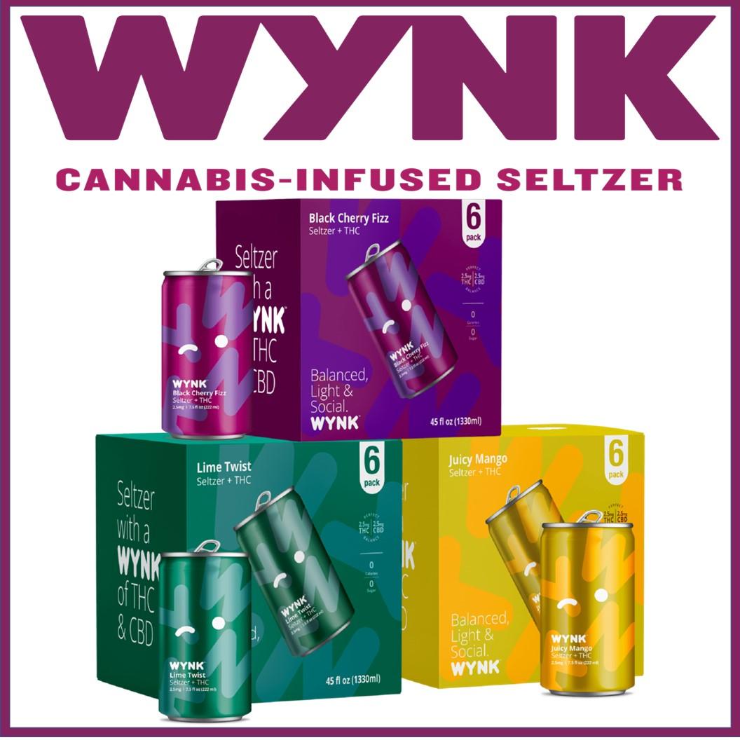 WYNK THC Seltzer 7.5oz. - Greenwich Village Farm