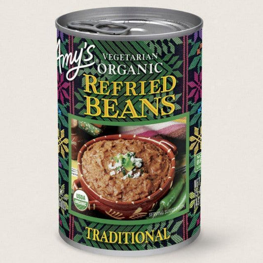 Amy's Organic Vegetarian Refried Beans Traditional 15oz. - Greenwich Village Farm