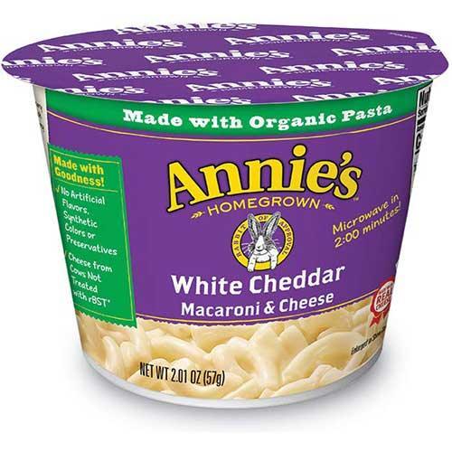 Annie's Macaroni & Cheese White Cheddar Cup 2.01oz. - Greenwich Village Farm