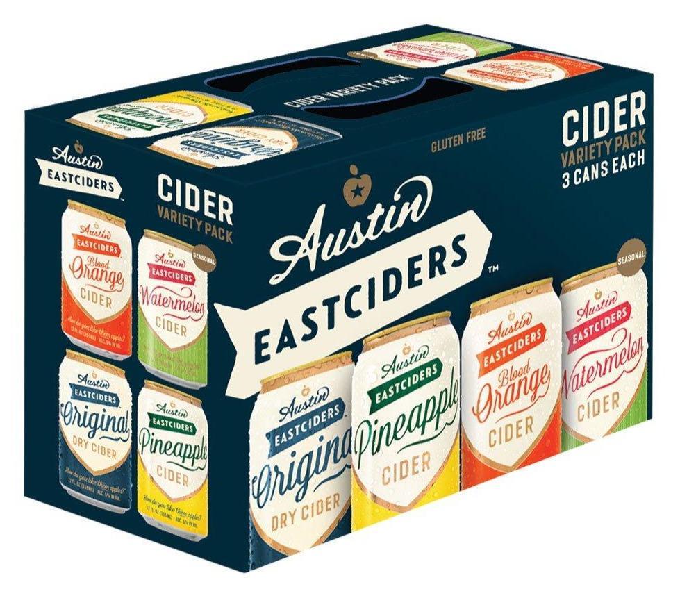 Austin East Cider Variety Pack 12oz. Can - Greenwich Village Farm