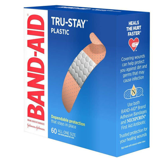 Band Aid Plastic Strip 60 Count - Greenwich Village Farm